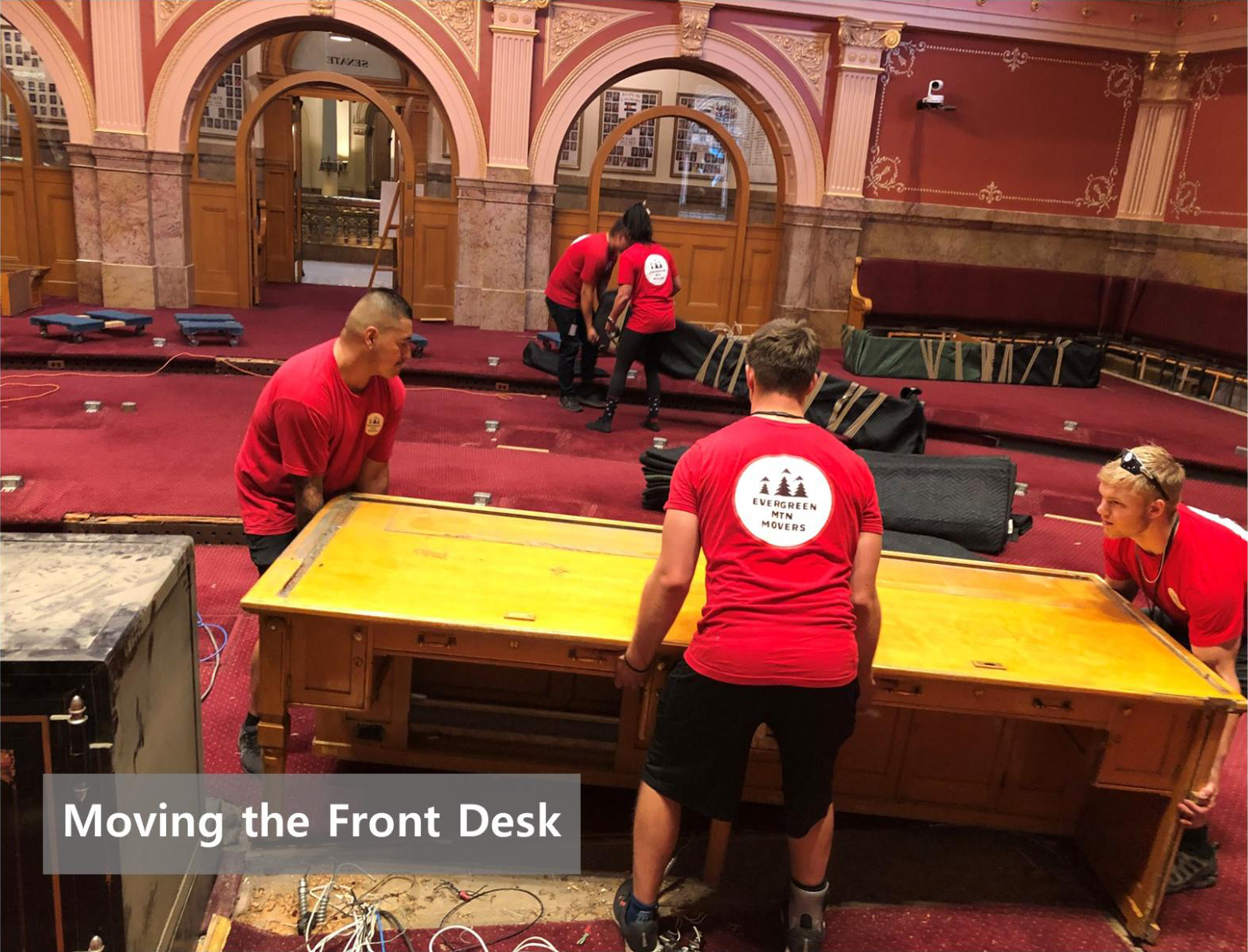 Moving the front desk